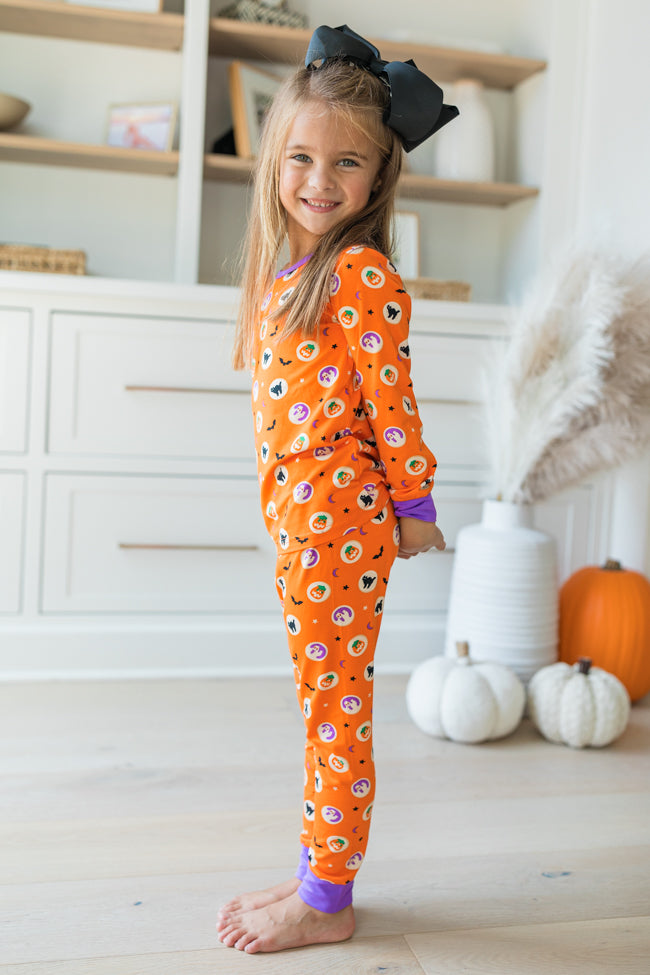 Kid's Creepy Cute Halloween Cookie Bamboo Pajama Set Macy Blackwell X Pink Lily