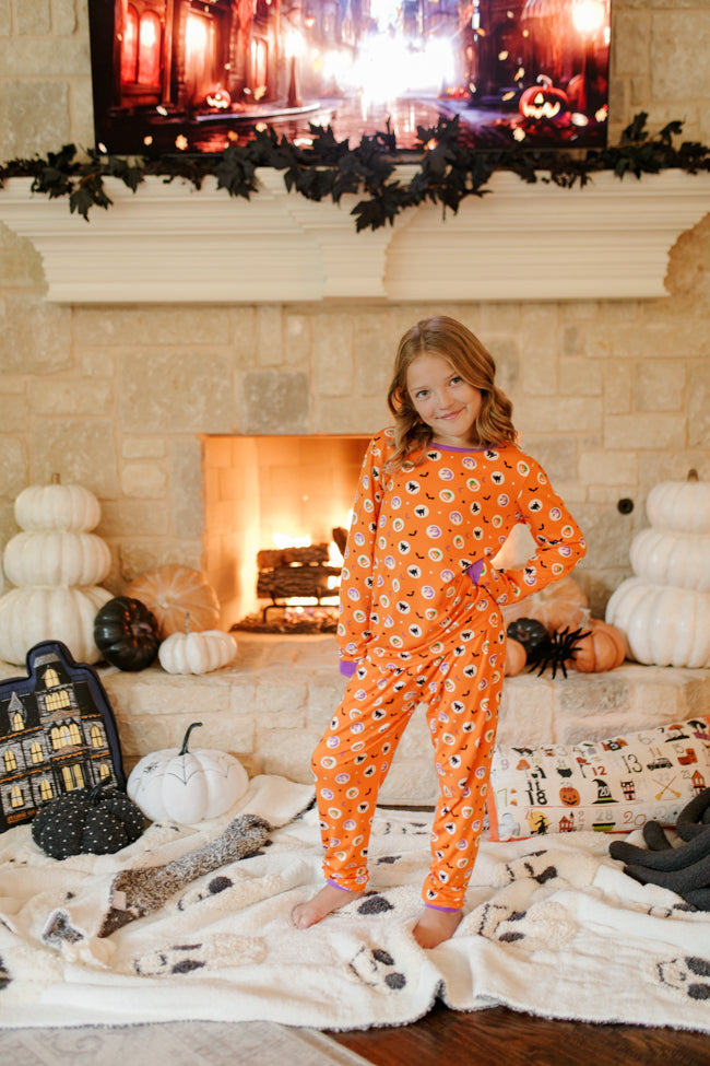 Kid's Creepy Cute Halloween Cookie Bamboo Pajama Set Macy Blackwell X Pink Lily