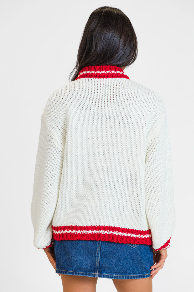 Sleigh All The Way Ivory Sweater