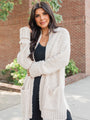 All Time Fav Beige Fuzzy Cardigan