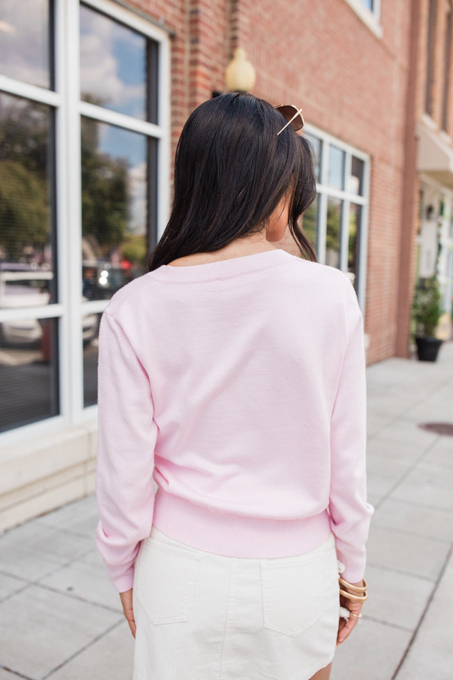 Cotton candy pink sweater hotsell