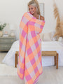 Make Me Believe In Grateful Gingham Blanket