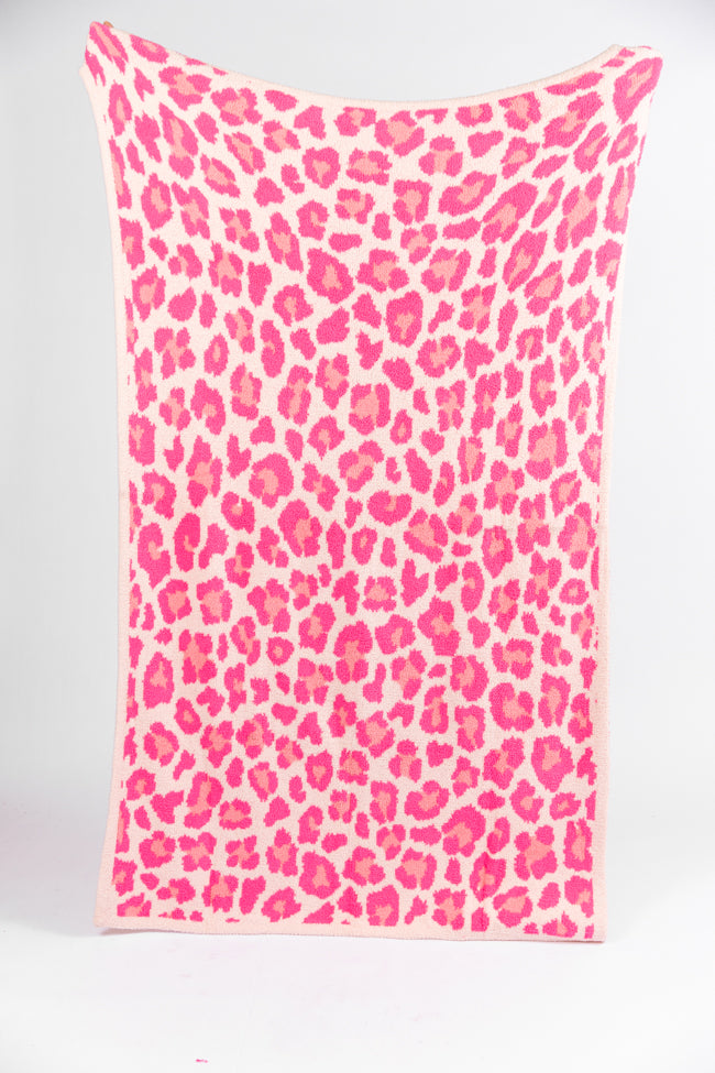 Make Me Believe In Pink Spotted Sweetheart Blanket