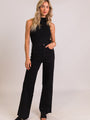 Kelsea Black Wash Wide Leg Tall Jeans SALE