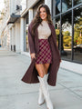 Go Where You Choose Chocolate Long Cardigan