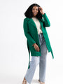 Mistletoe Moment Green Coat