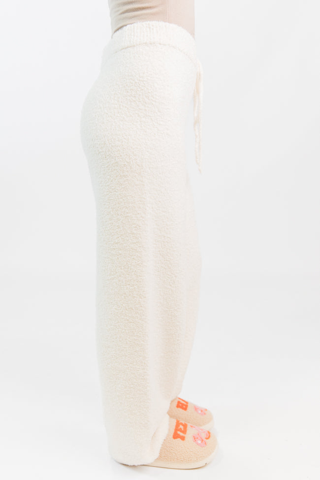 Dawn Ivory Fuzzy Lounge Pants