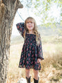 Kid's Ella Printed Smocked Dress Emily Fauver X Pink Lily