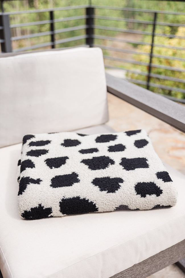 Make Me Believe Small Leopard Spotted Blanket