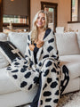 Make Me Believe Small Leopard Spotted Blanket