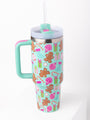 Sippin' Pretty In Christmas Cheer 40oz Drink Tumbler With Lid And Straw DOORBUSTER