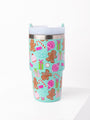 Sippin' Pretty in Christmas Cheer 20 OZ Drink Tumbler With Lid And Straw