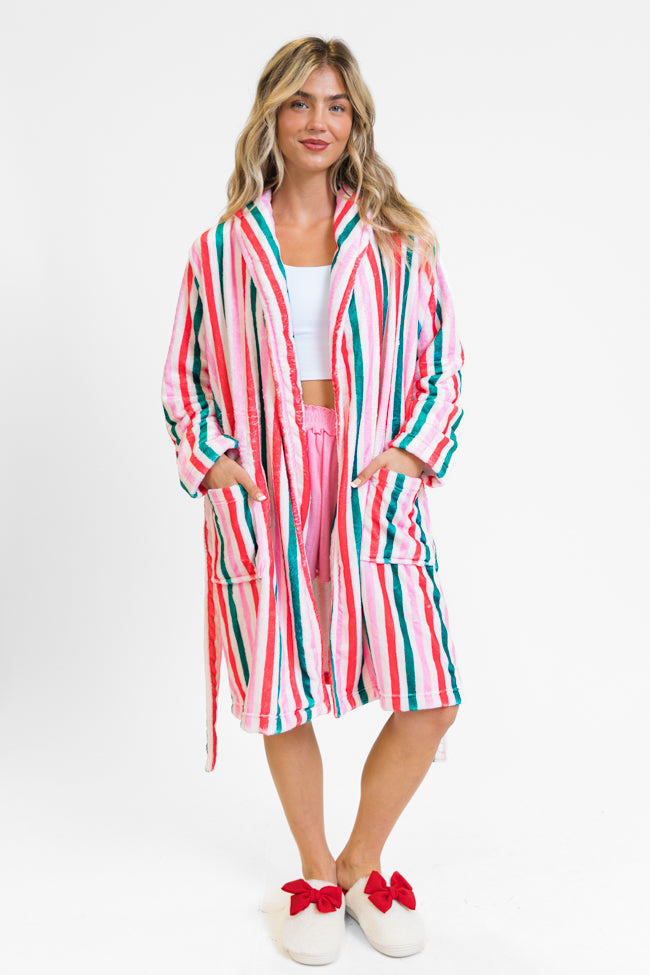 Christmas Stripes Rise and Shine Robe