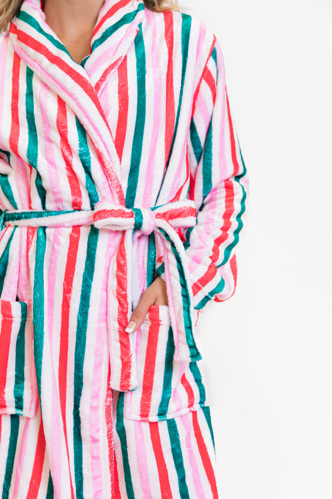 Christmas Stripes Rise and Shine Robe