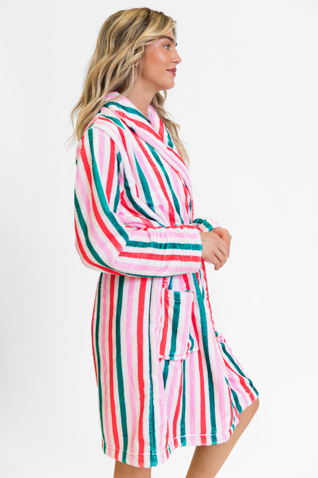 Christmas Stripes Rise and Shine Robe