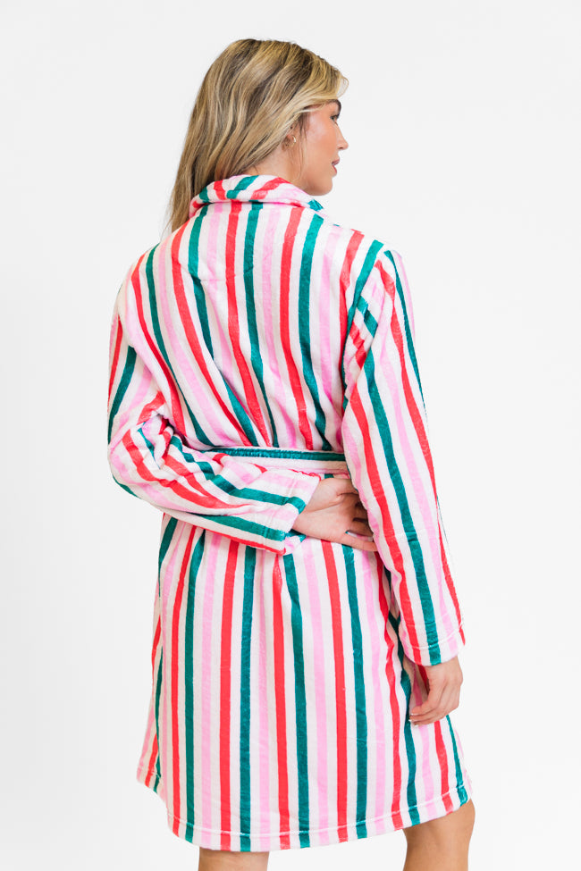 Christmas Stripes Rise and Shine Robe