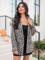 Do It Pronto Leopard Wool Blend Blazer Coat