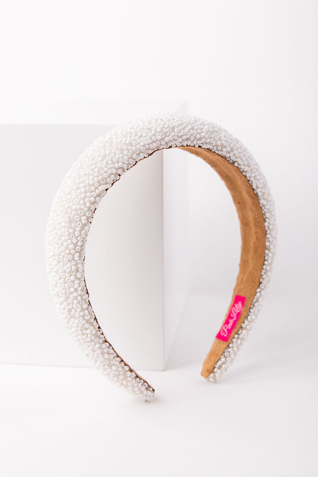 White Pearl Occasion Headband