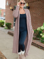 Slow Your Roll Mocha Long Popcorn Cardigan