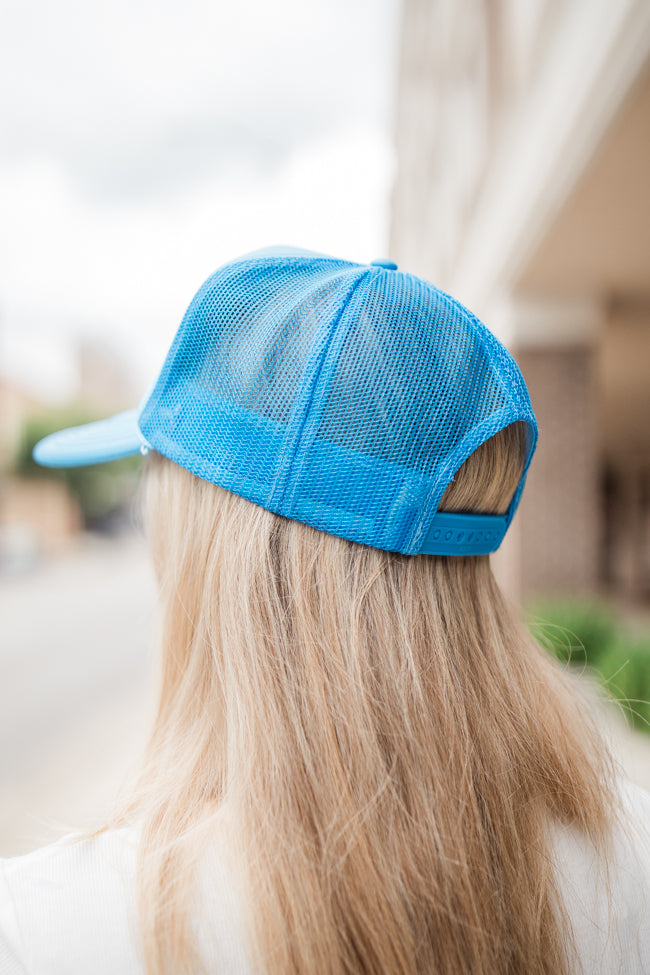 Anxiety Society Columbia Blue Trucker Hat