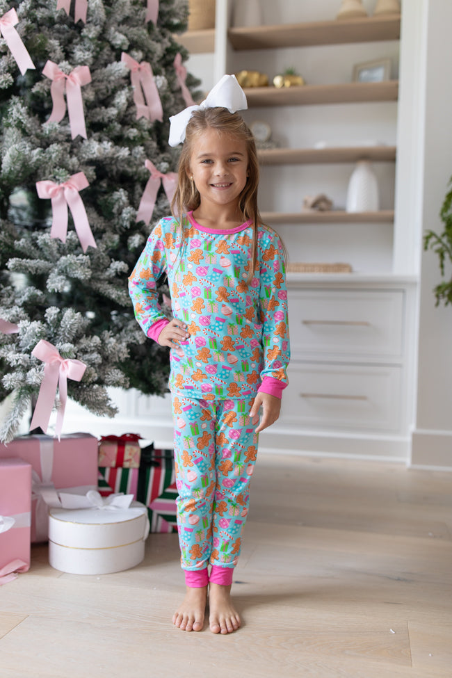 Kid's Under The Stars In Christmas Cheer Bamboo Pajama Set