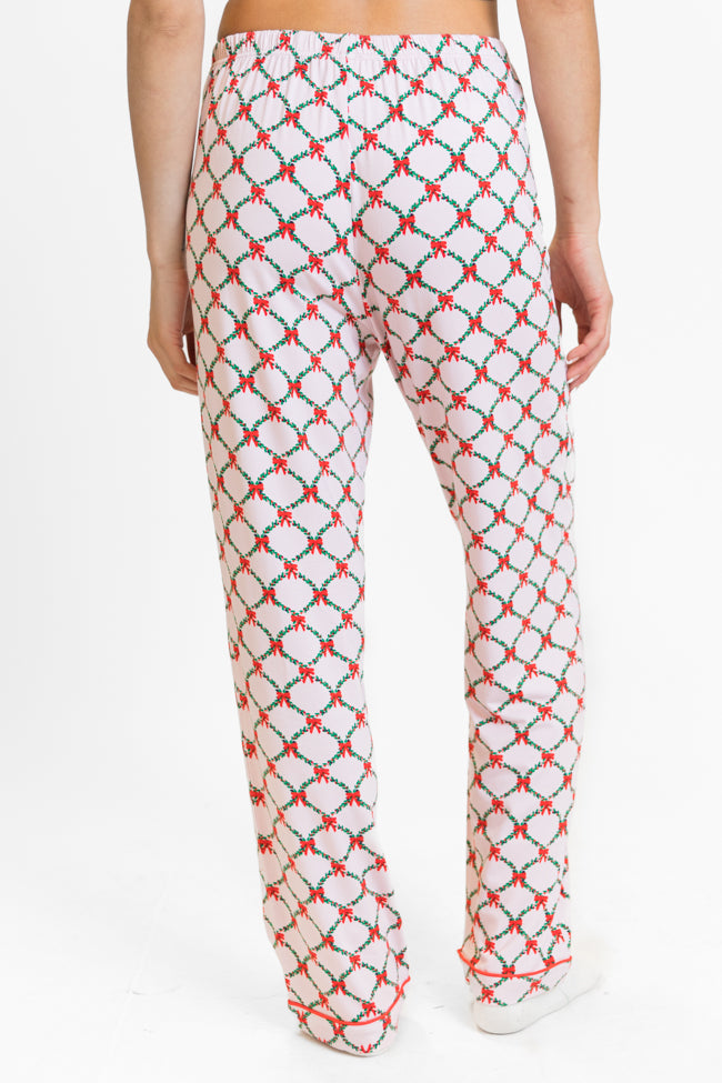 Under The Stars in Ribbons and Garland Bamboo Pajama Pants