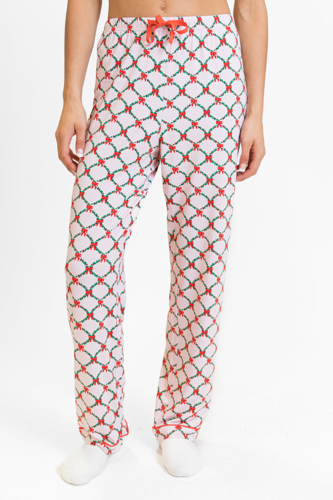 Under The Stars in Ribbons and Garland Bamboo Pajama Pants