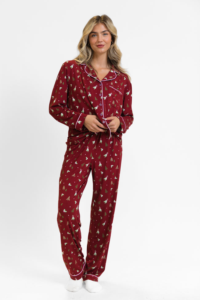 Under The Stars In Spruced Up Bamboo Pajama Pants