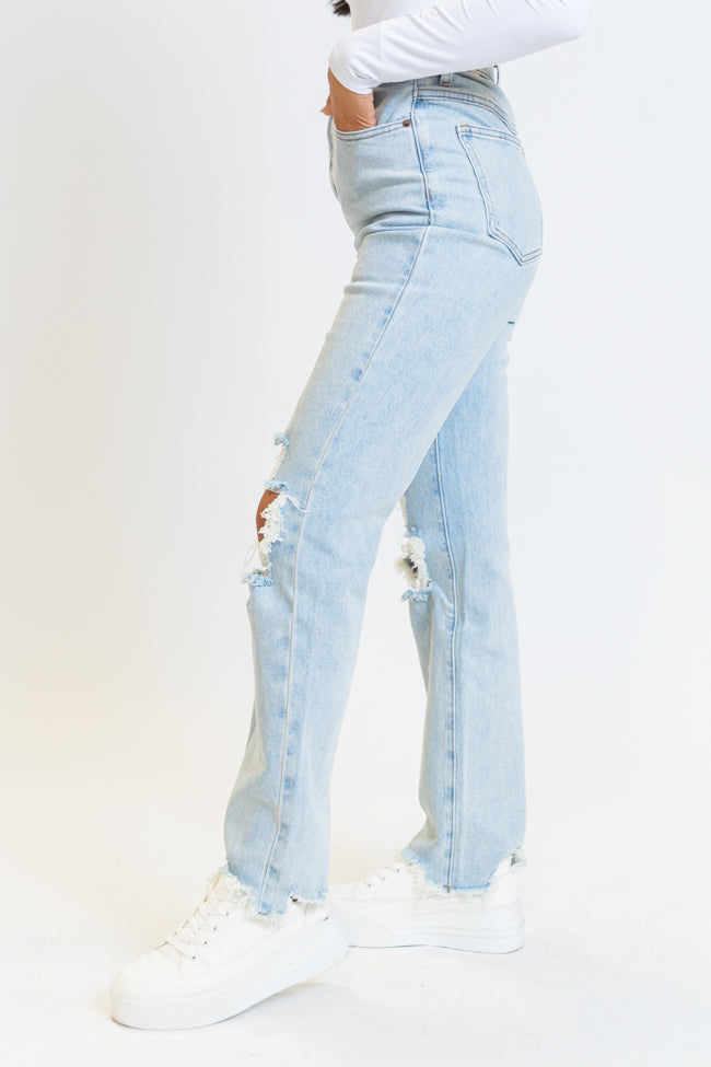 Danae Distressed Jeans Emily Fauver X Pink Lily