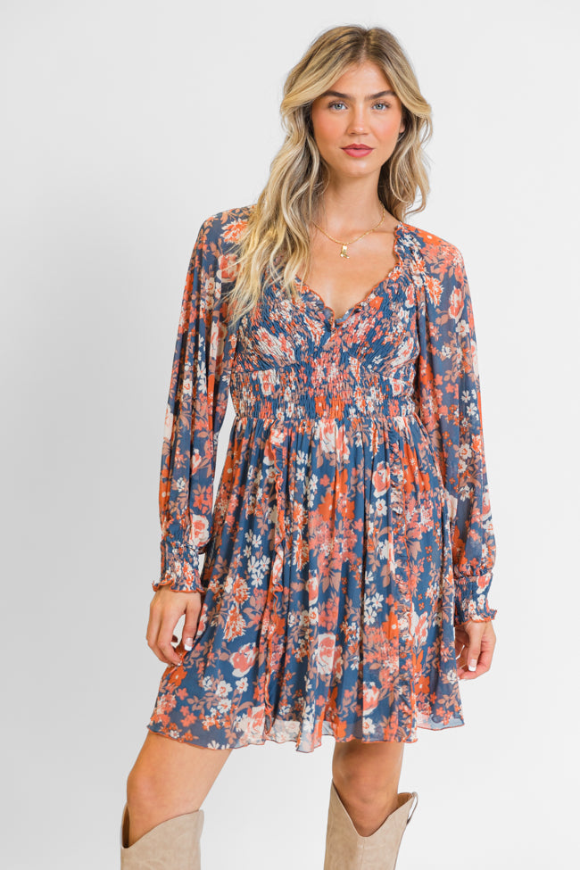 For A Moment Multi Printed Mini Dress