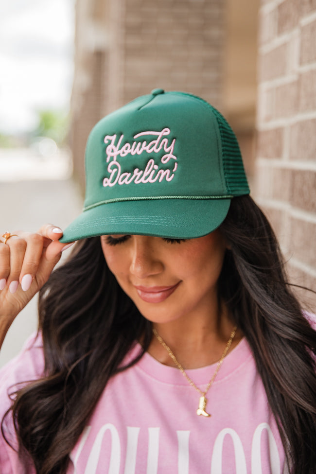 Howdy Darlin' Olive Trucker Hat DOORBUSTER