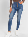 Chelsie Medium Wash Busted Knee Tall Skinny Jeans