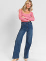 Kelsea Dark Wash Wide Leg Tall Jeans SALE