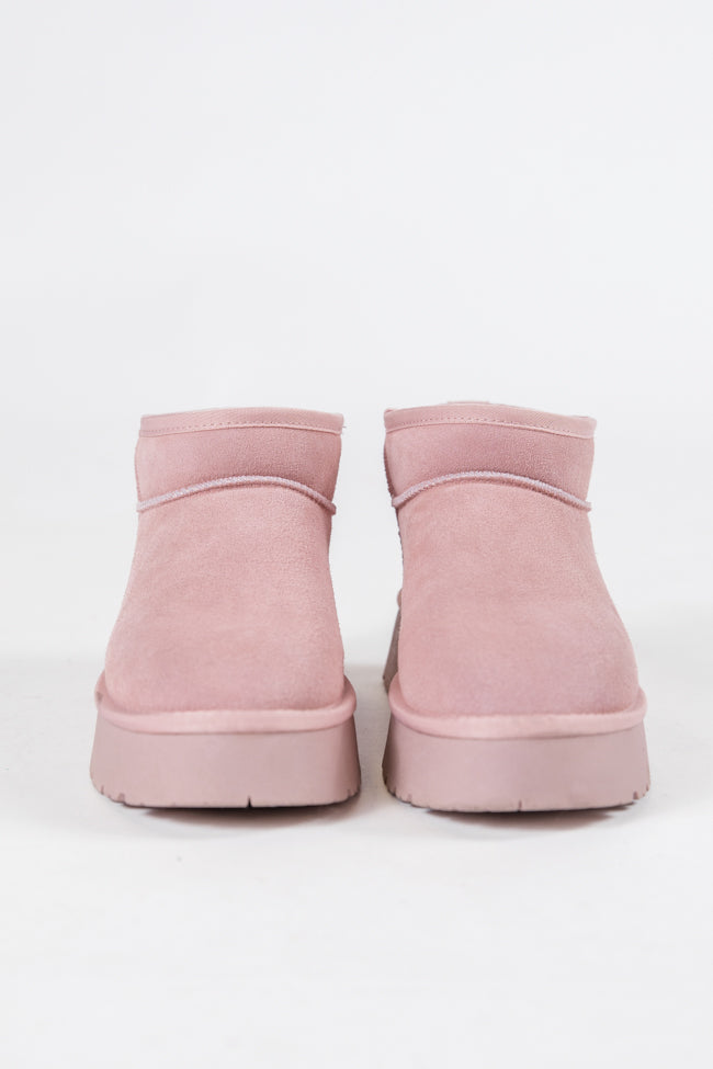 Georgia Blush Platform Mini Boot