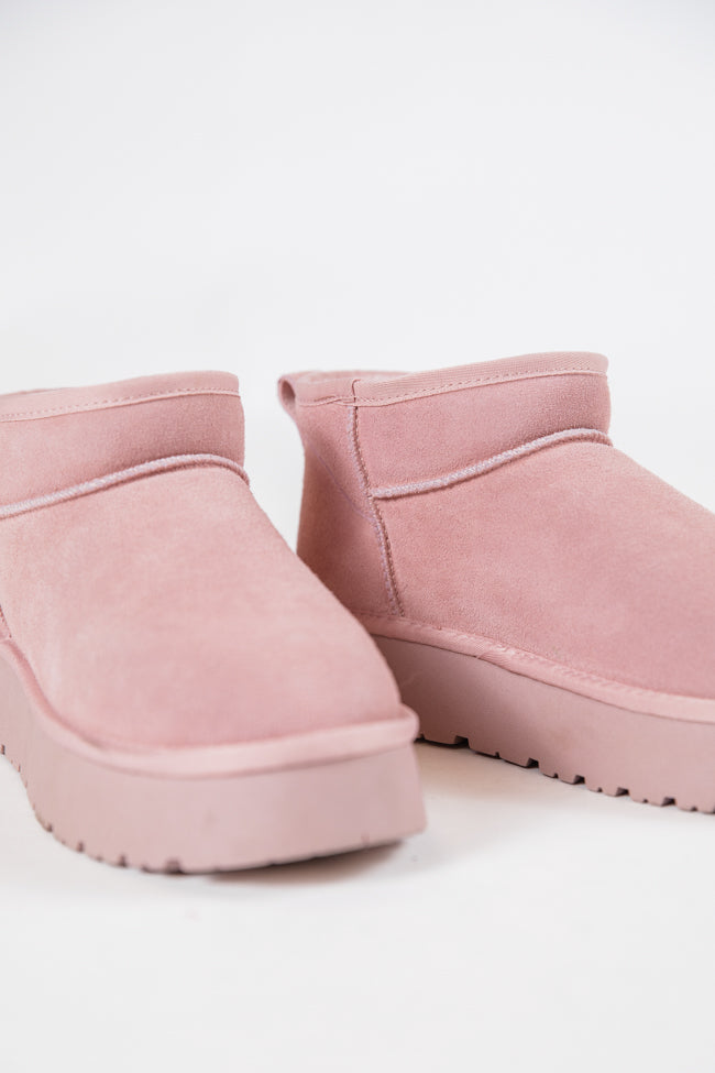 Georgia Blush Platform Mini Boot