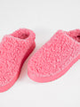 Tilly Pink Sherpa Platform Slipper