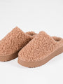 Tilly Camel Sherpa Platform Slipper