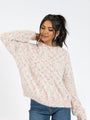 Good Impressions Ivory Multi Color Sweater