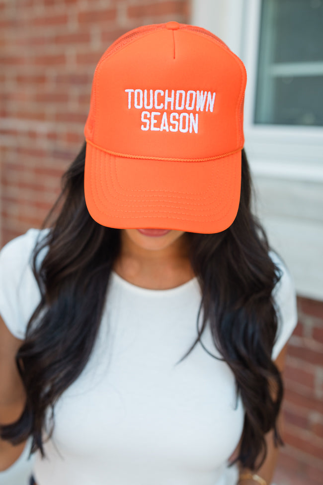 Touchdown Season Orange Trucker Hat