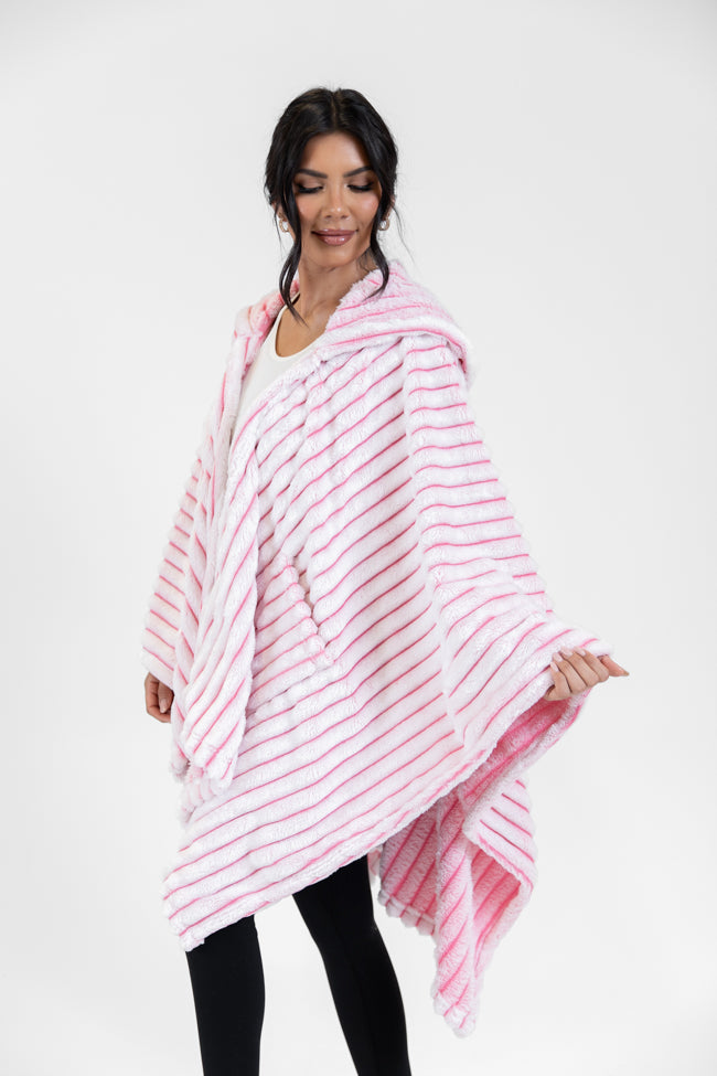 Cover Me Up Pink Luxe Fur Sherpa Wrap DOORBUSTER