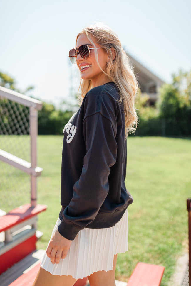 Can You Believe It's Gameday Charcoal Pullover