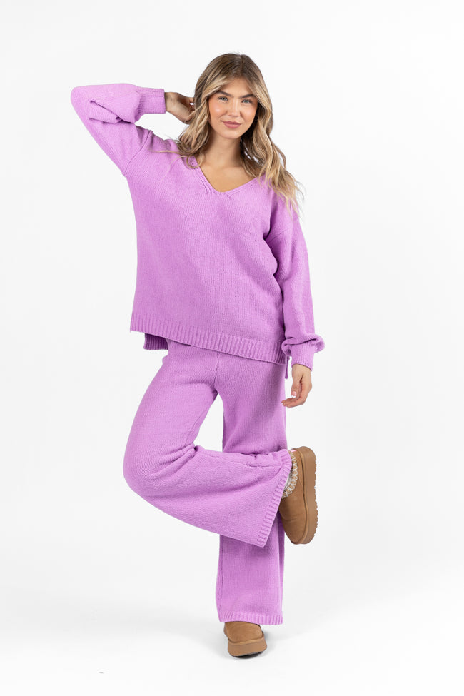 Cozy For Keeps Lavender Lounge Pants DOORBUSTER