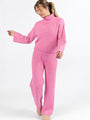 Keep It Comfy Candy Pink Fuzzy Turtleneck Sweater Set