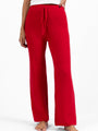 Cloud Chaser Red Sweater Knit Pants