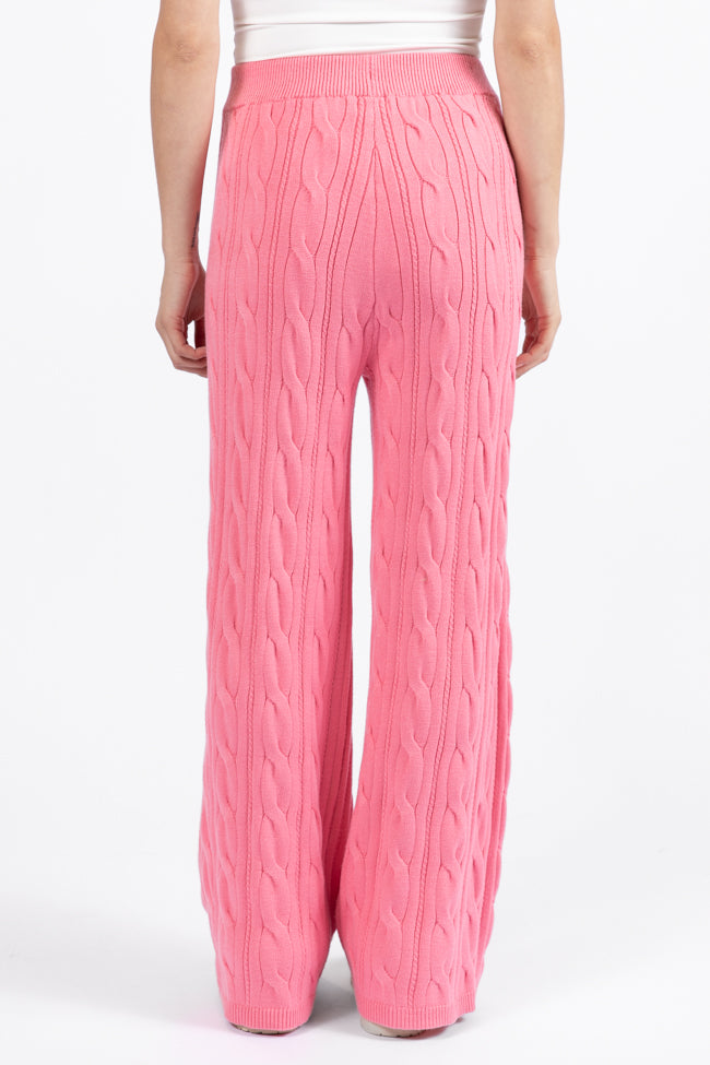 Forever Winter Rose Cable Knit Sweater Lounge Pants DOORBUSTER