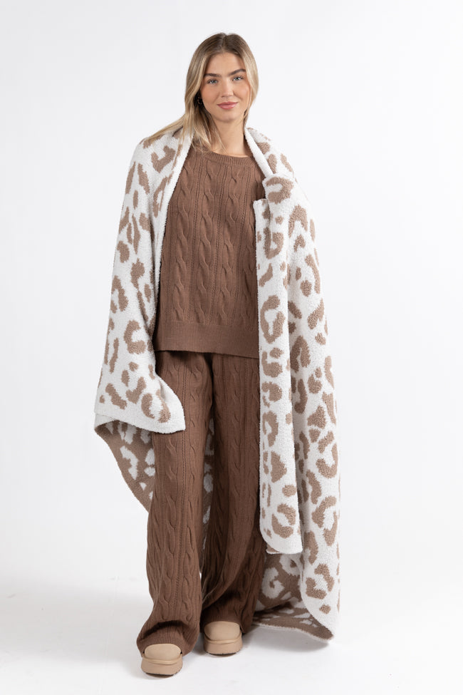 Make Me Believe Mocha Cheetah Blanket  DOORBUSTER