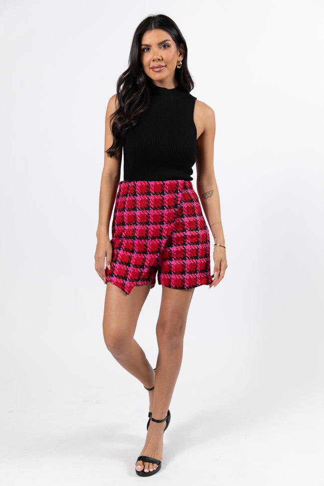 That's Life Multi Houndstooth Skort