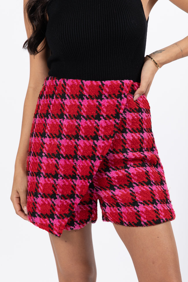 That's Life Multi Houndstooth Skort