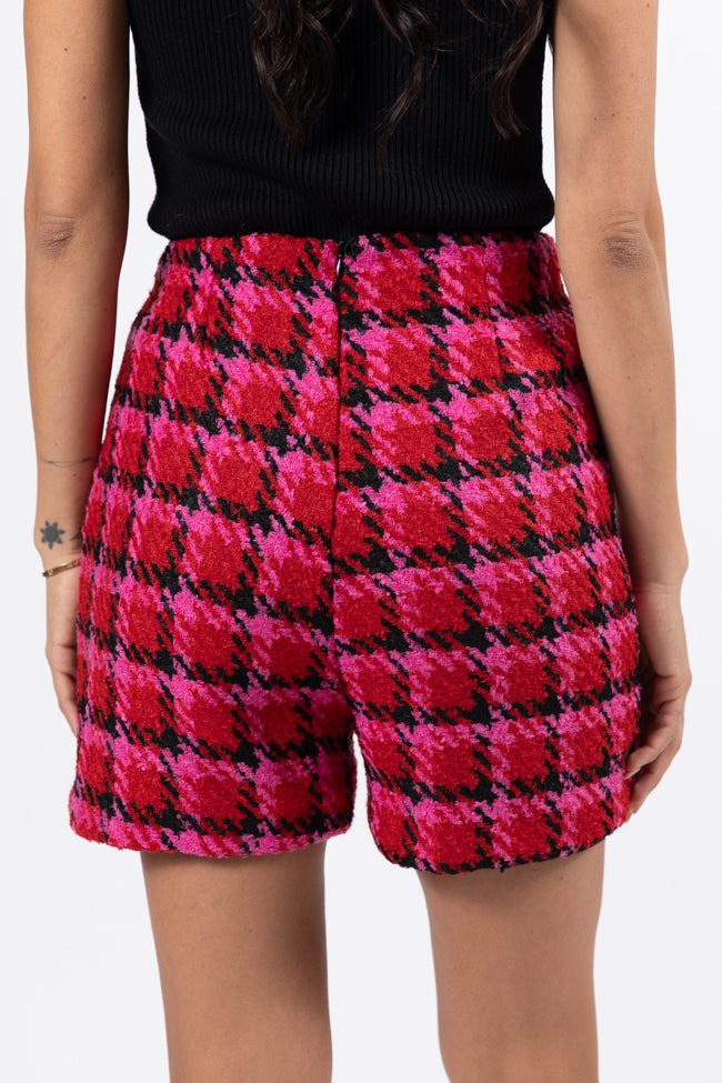 That's Life Multi Houndstooth Skort