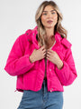 Called It Fuchsia Hooded Puffer Jacket DOORBUSTER- Coming Soon